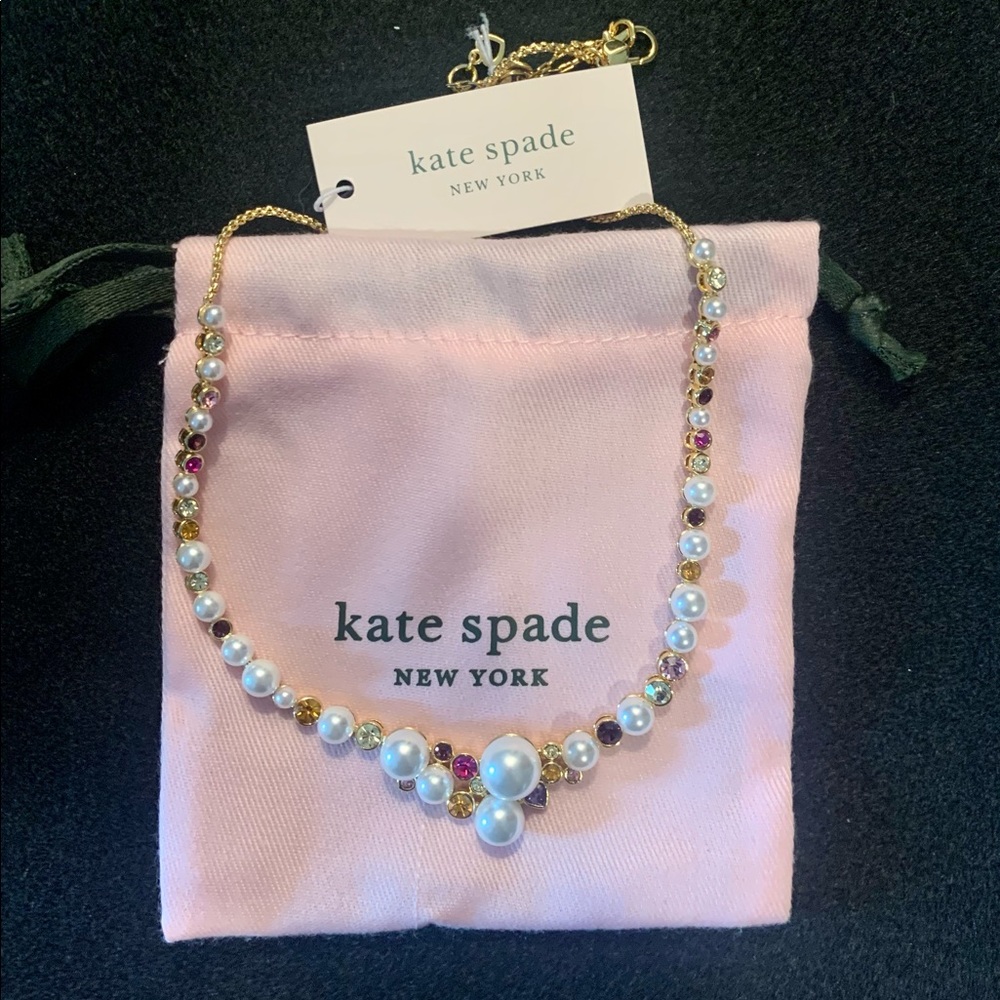 New Kate Spade Pearl Caviar Statement Statement Necklace